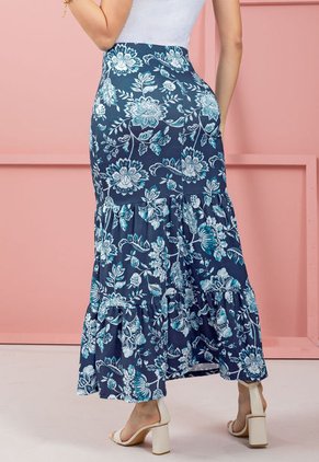 Falda Larga Mujer Estampado Mp 111074