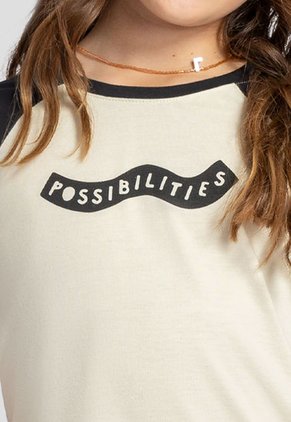 Camiseta Infantil Femenino Bicolor Mp 111114