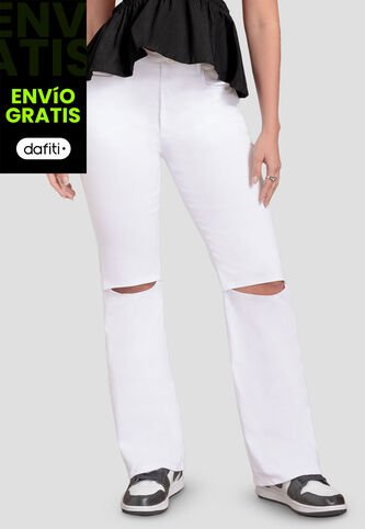 Pantalón Mujer Blanco Mp 110991 MP