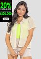 Camisa Mujer Crema Mp 108125 de MP