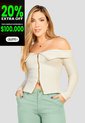 Blusa Mujer Crema Mp 110166 de MP
