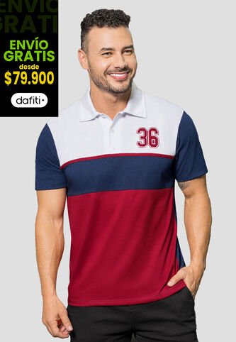 Polo Hombre Multicolor Mp 110970 MP
