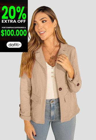 Blazer Mujer Latte Mp 108305 MP