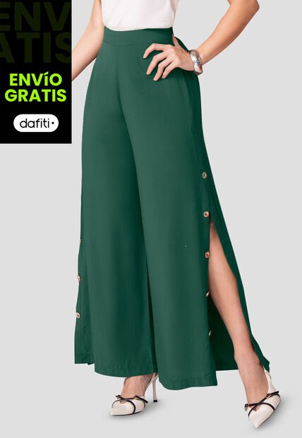 Pantalón Mujer Verde Pino Mp 111276