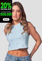 Blusa Mujer Azul Baby Mp 107855 de MP