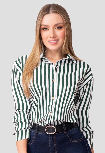 Camisa Mujer Estampado Mp 111080