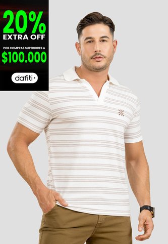 Polo Hombre Estampado Mp 107013 MP