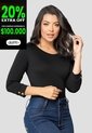 Camibuzo Mujer Negro Mp 2364 de MP