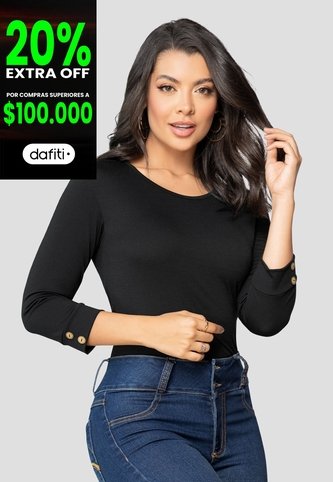 Camibuzo Mujer Negro Mp 2364 MP