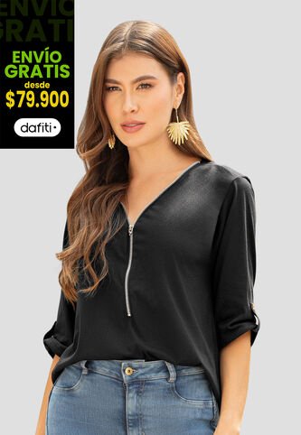 Blusa Mujer Negro Mp 110678 MP