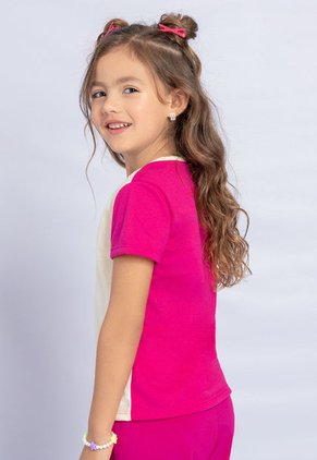 Camiseta Niñas Infantil Magenta Vivo Mp 111115