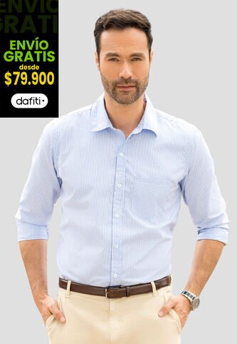 Camisa Hombre Azul Baby Mp 110841 MP