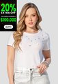 Camiseta Mujer Blanco Mp 105178 de MP