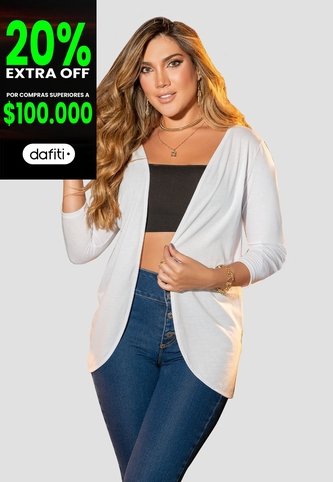 Cardigan Mujer Blanco Mp 105844 MP