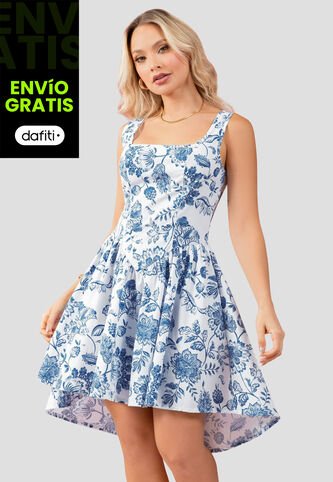 Vestido Corto Mujer Estampado Mp 111270 MP