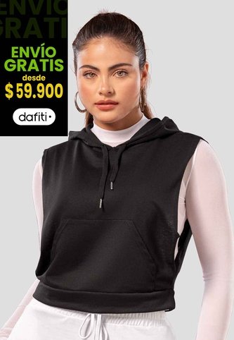 Chaleco Mujer Negro Mp 114664 MP