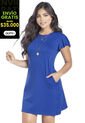 Vestido Corto Para Mujer Azul Cobalto Mp de MP