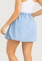 Falda Corta Mujer Azul Claro Mp 104900 de MP
