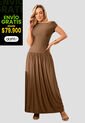Vestido Largo Mujer Chocolate Mp 112668 de MP