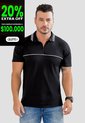 Polo Hombre Negro Mp 104124 de MP