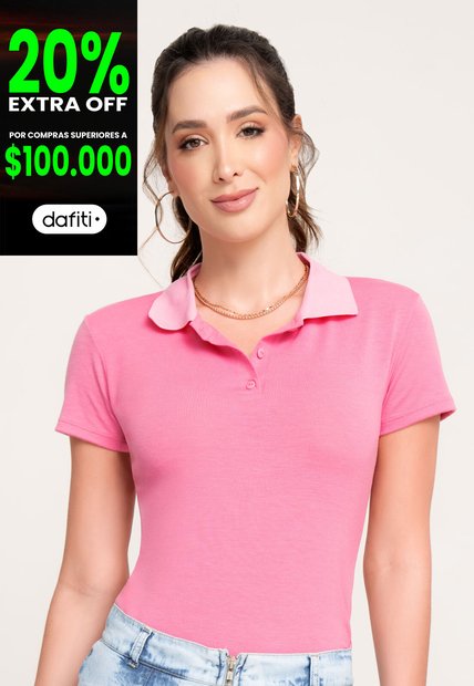 Polo Mujer Rosa Mp 104448