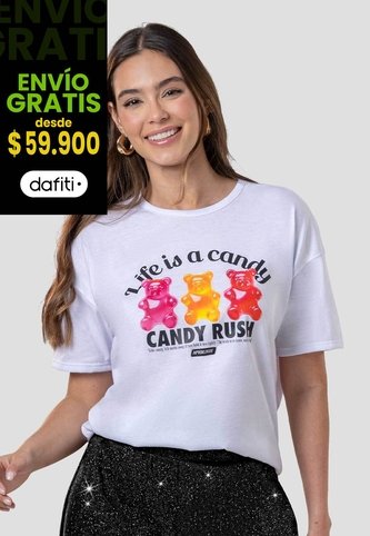 Camiseta Mujer Blanco-Ositos Mp 114479 MP