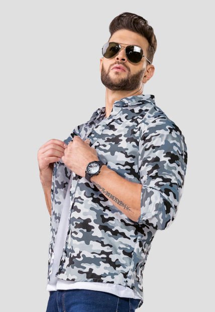 Camisa Hombre Estampado Mp 102039