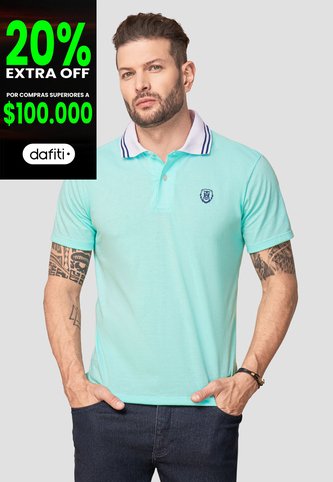 Polo Hombre Verde Mp 92818 MP