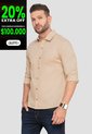 Camisa Hombre Beige Mp 103618 de MP
