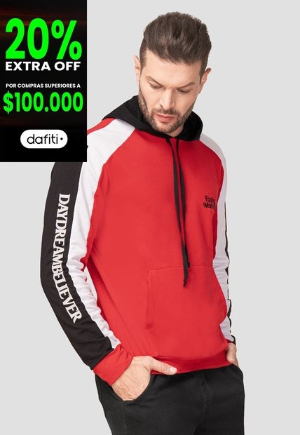 Buzo Hombre Rojo Mp 103620