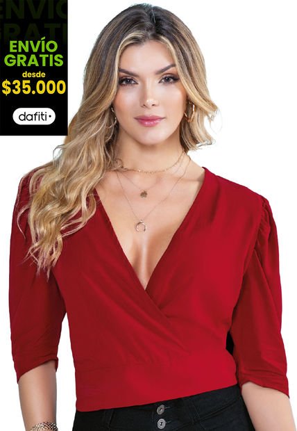 Blusa Mujer Rojo Mp 16765