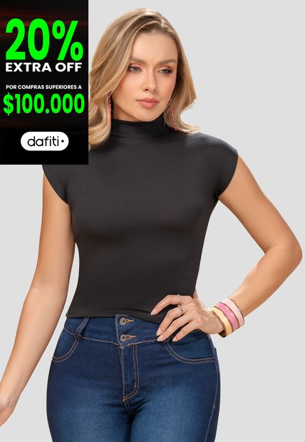 Blusa Mujer Negro Mp 102963