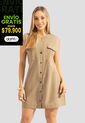 Vestido Corto Mujer Latte Mp 112322 de MP