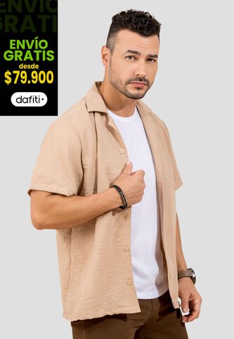 Camisa Hombre Latte Mp 110531 MP