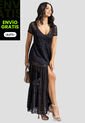 Vestido Largo Mujer Negro Mp 110419 de MP