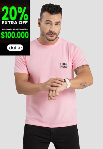Camiseta Hombre Rosado Mp 101746 MP