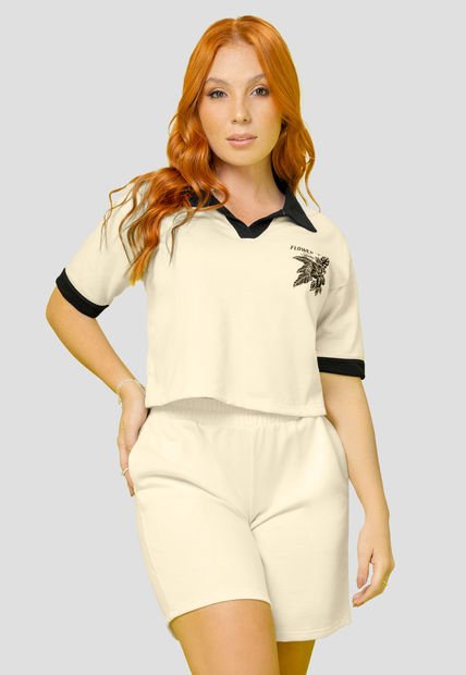 Conjunto Mujer Crema Mp 108151