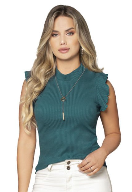 Camiseta Mujer Verde Mp 6599