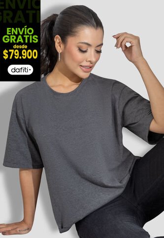 Camiseta Mujer Negro Cross Mp 110415 MP