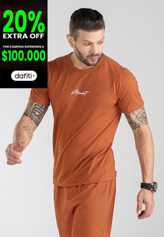 Camiseta Hombre Naranja Mp 100495 MP