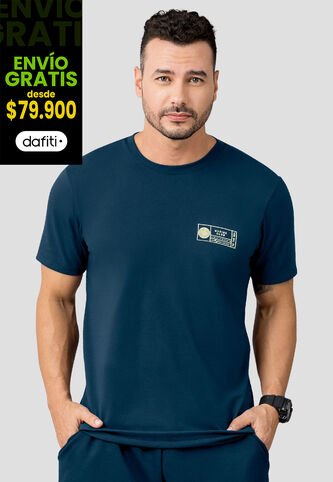 Camiseta Hombre Azul Profundo Mp 110526 MP