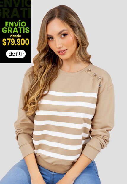 Buzo Mujer Latte Mp 110434