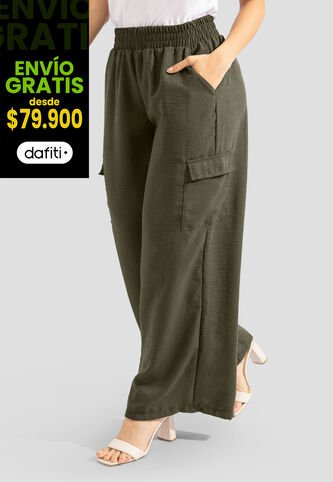 Pantalón Mujer Verde Militar Mp 112324 MP