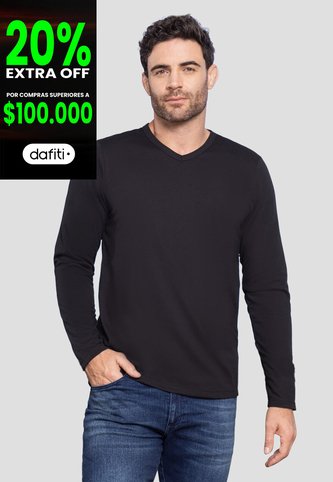 Camibuzo Hombre Negro Mp 102564 MP