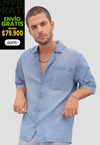 Camisa Hombre Azul Mp 106880 MP