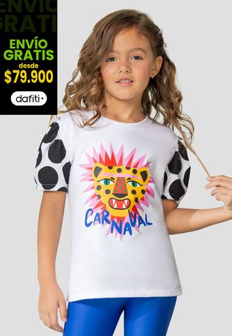 Camiseta Paq X2 Infantil Femenino Multicolor Mp 110591 MP