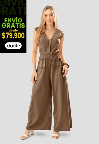 Enterizo Largo Mujer Chocolate Mp 112326 MP