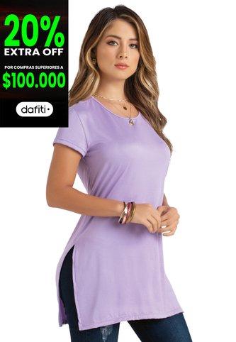 Blusón Mujer Lila Mp 32998 MP