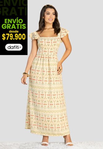 Vestido Mujer Estampado Mp 112269 MP