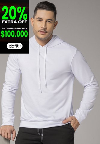Buzo Hombre Blanco Mp 393 MP